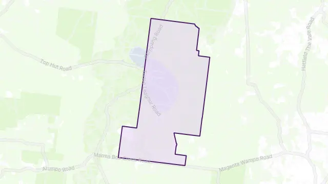 Mungo Area Boundary Map