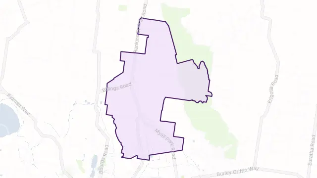 Myall Park Area Boundary Map
