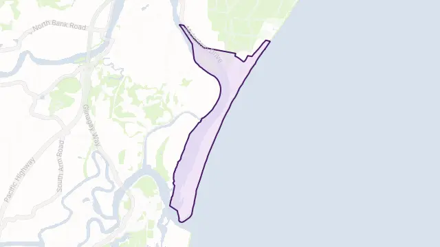 Mylestom Area Boundary Map
