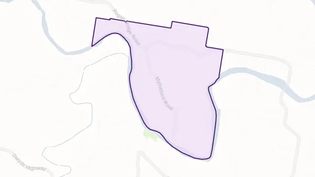 Mylneford Area Boundary Map