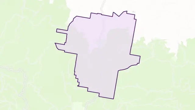 Myrtle Mountain Area Boundary Map