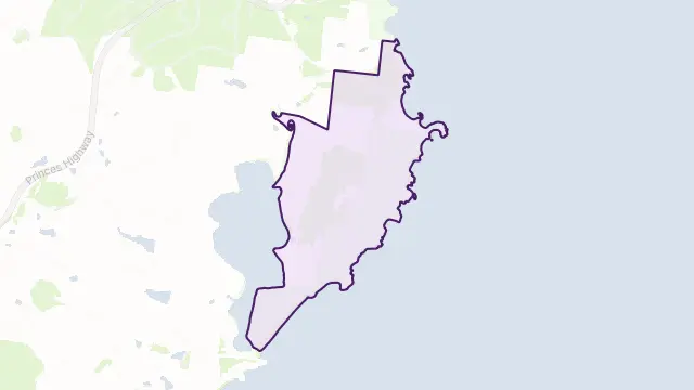 Mystery Bay Area Boundary Map