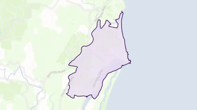 Nambucca Heads Area Boundary Map
