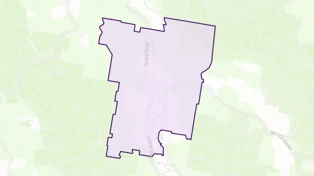 Nana Glen Area Boundary Map
