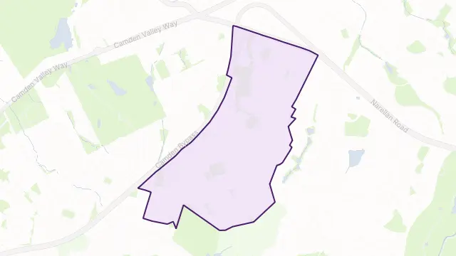 Narellan Vale Area Boundary Map