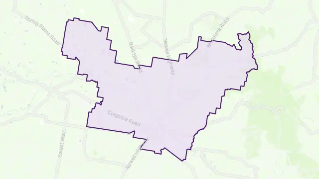Narrabri Area Boundary Map