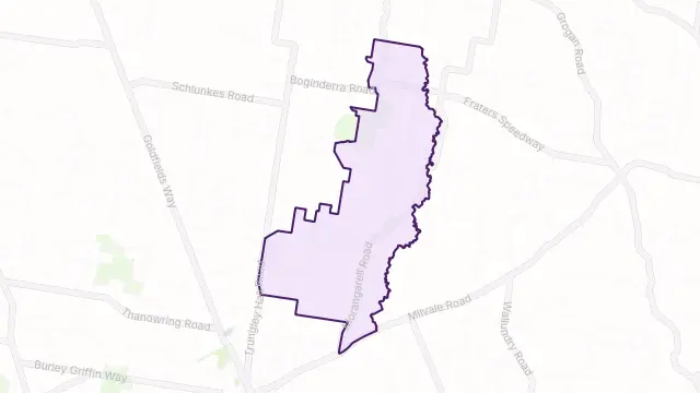 Narraburra Area Boundary Map
