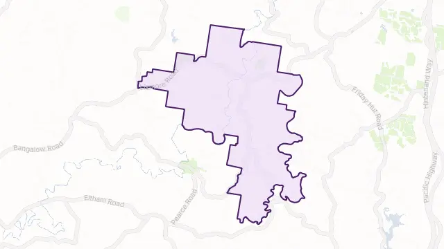 Nashua Area Boundary Map