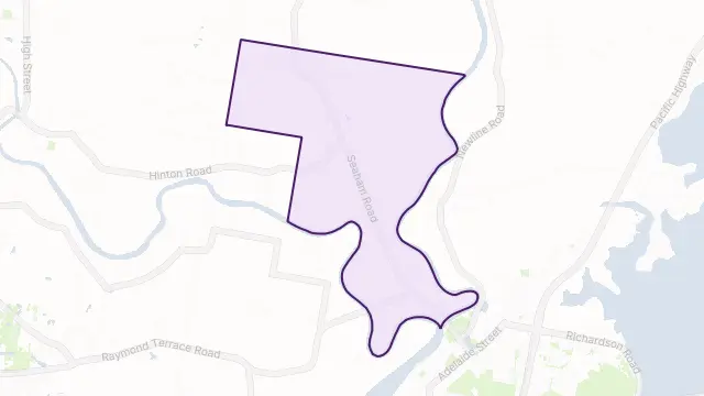 Nelsons Plains Area Boundary Map