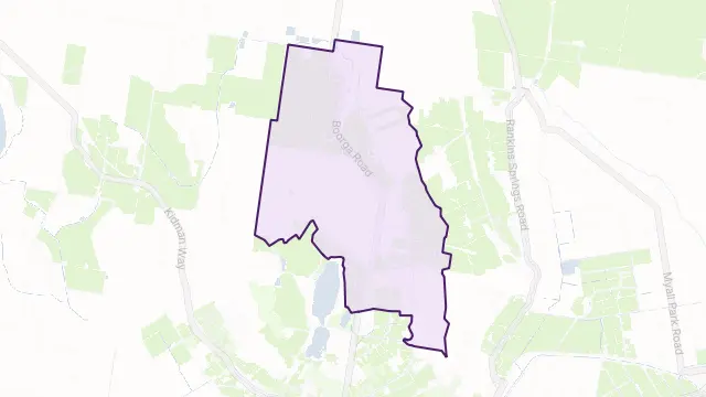 Nericon Area Boundary Map