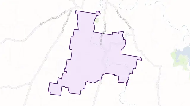 Neurea Area Boundary Map