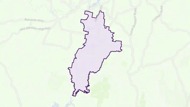 Neville Area Boundary Map
