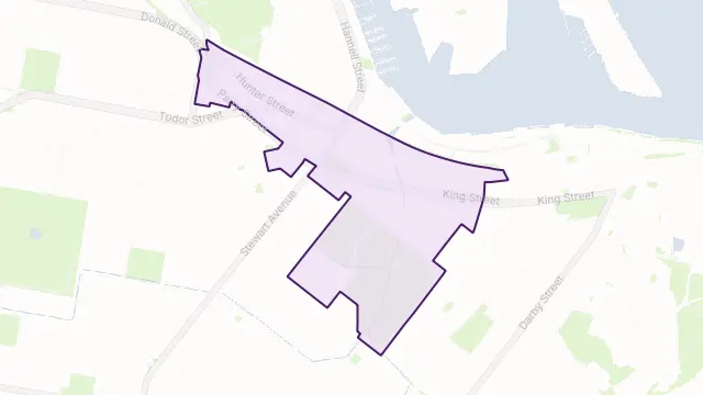 Newcastle West Area Boundary Map