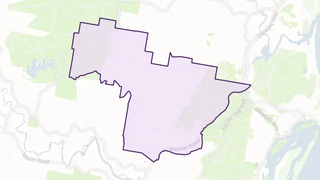 Newee Creek Area Boundary Map