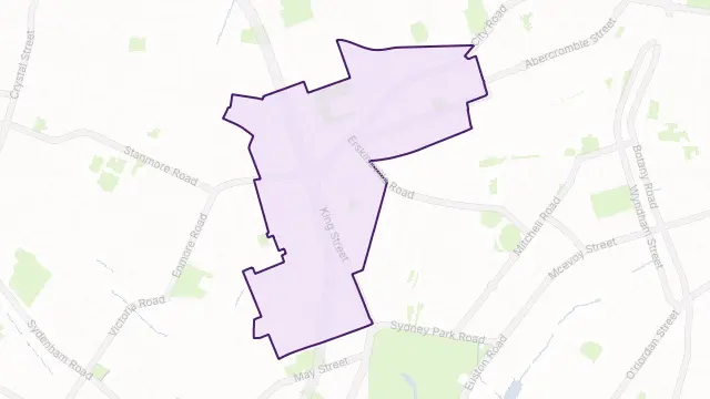 Newtown Area Boundary Map
