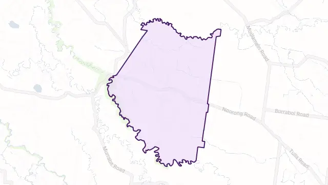 Noorong Area Boundary Map