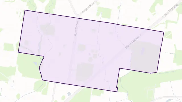 North Albury Area Boundary Map