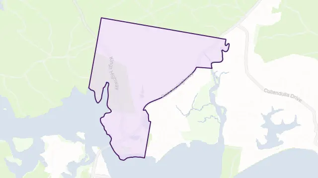 North Batemans Bay Area Boundary Map