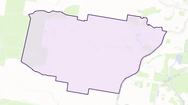 North Boambee Valley Area Boundary Map