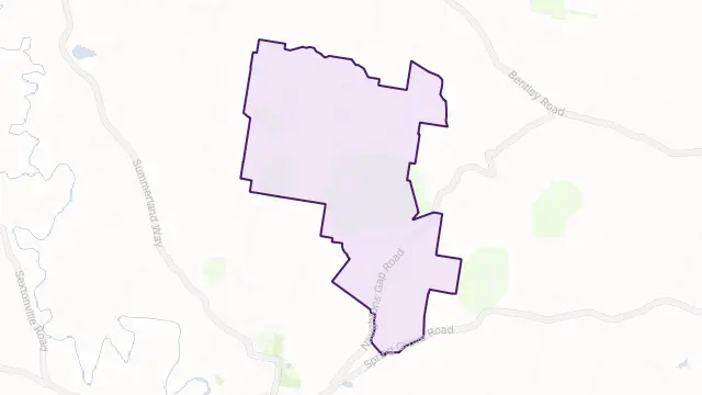 North Casino Area Boundary Map