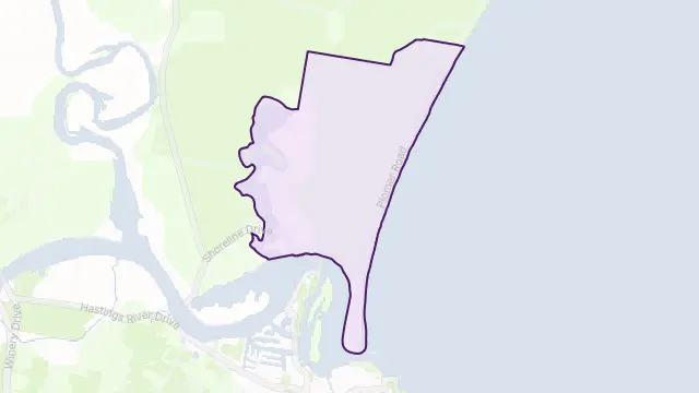 North Shore Area Boundary Map