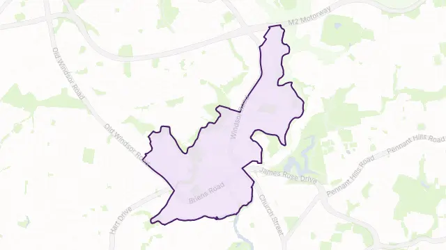 Northmead Area Boundary Map