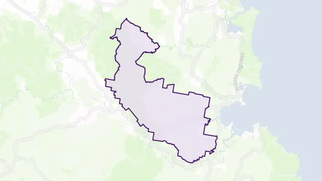 Nullica Area Boundary Map