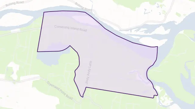 Numbaa Area Boundary Map