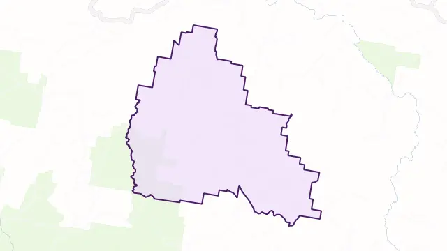 Numbla Vale Area Boundary Map