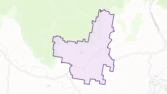 Numbugga Area Boundary Map