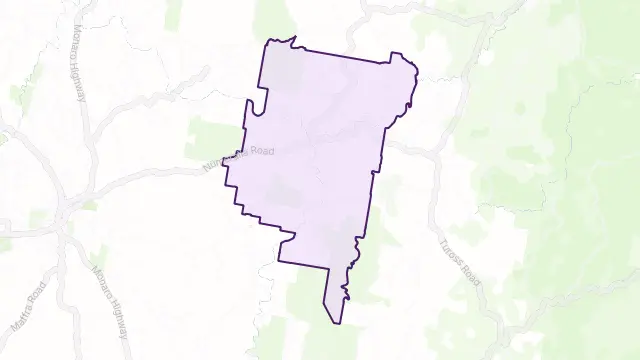 Numeralla Area Boundary Map