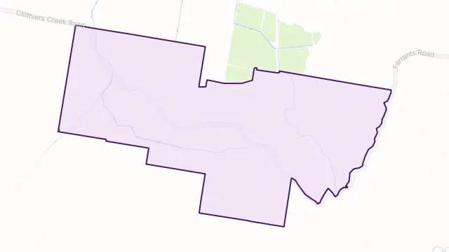 Nunderi Area Boundary Map
