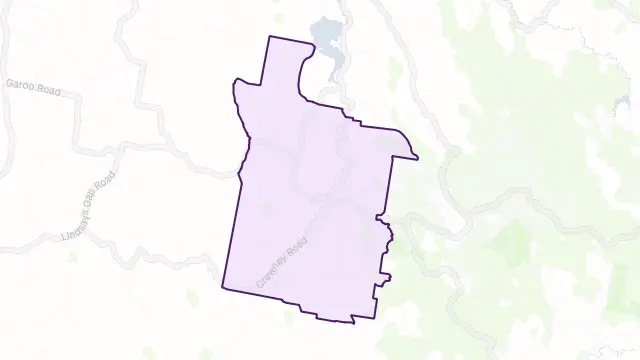 Nundle Area Boundary Map