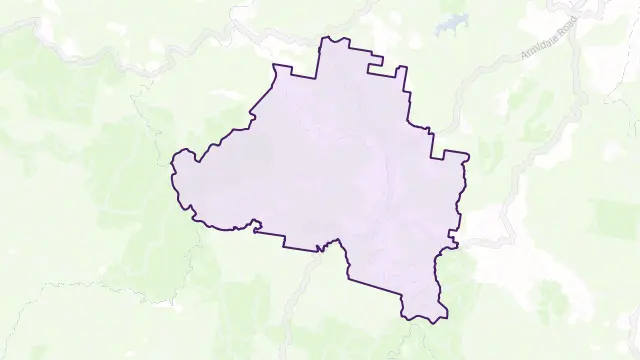 Nymboida Area Boundary Map