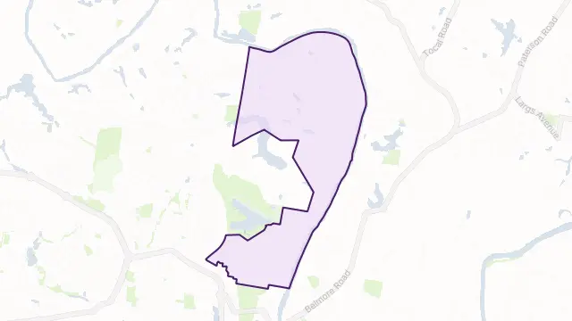 Oakhampton Area Boundary Map