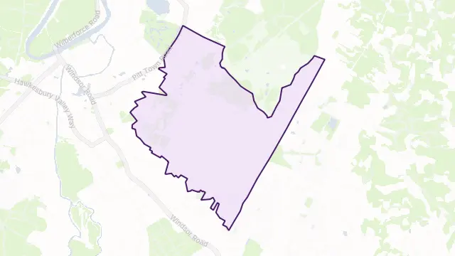 Oakville Area Boundary Map