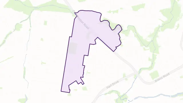 Old Toongabbie Area Boundary Map