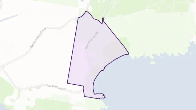 One Mile Area Boundary Map