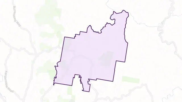 Ophir Area Boundary Map