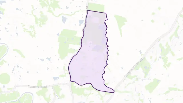 Oran Park Area Boundary Map