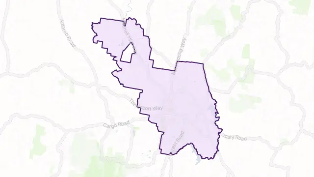 Orange Area Boundary Map