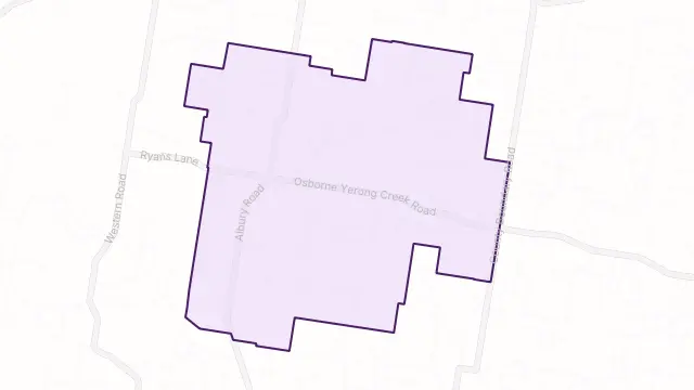 Osborne Area Boundary Map