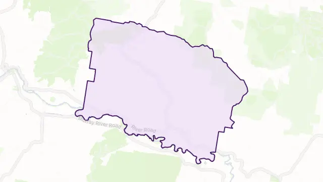 Ournie Area Boundary Map