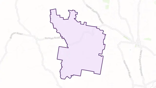 Owens Gap Area Boundary Map