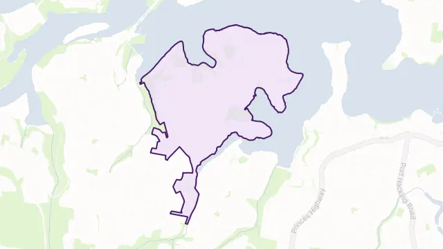 Oyster Bay Area Boundary Map