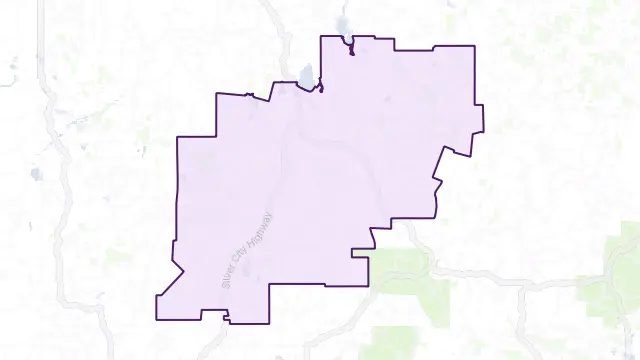 Packsaddle Area Boundary Map