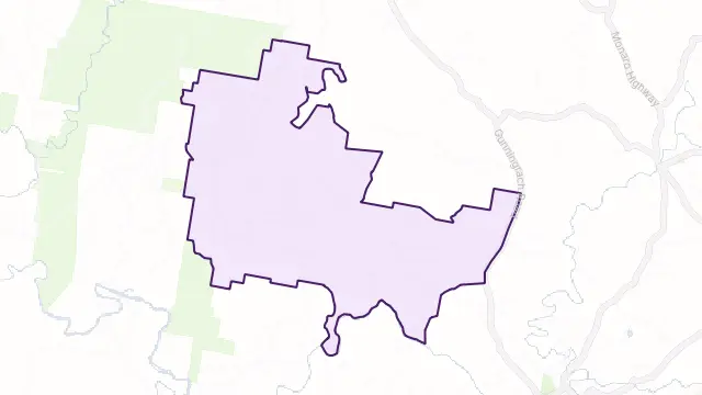 Palarang Area Boundary Map