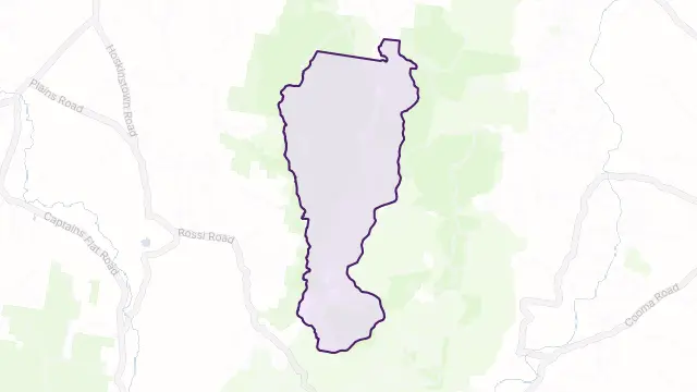 Palerang Area Boundary Map