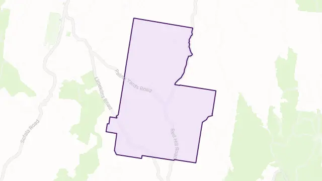 Paling Yards Area Boundary Map