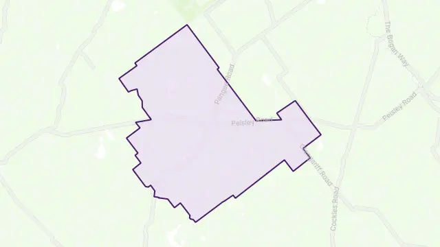 Pangee Area Boundary Map